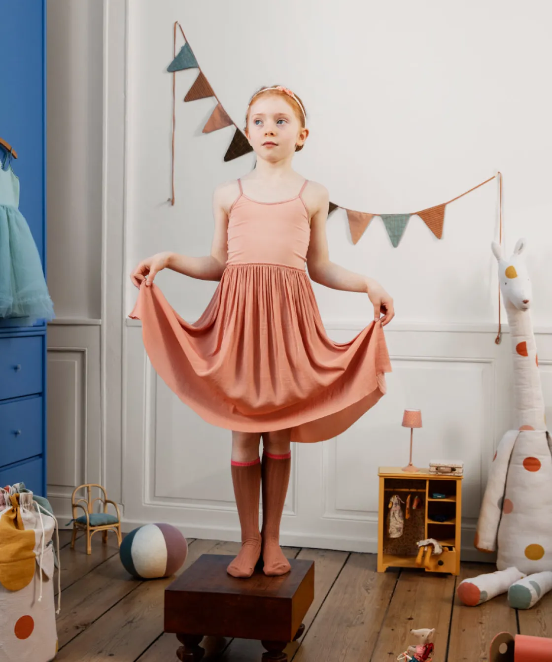 Discount Maileg Ballerina dress, 4-6 years - Melon