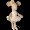 Discount Maileg Ballerina mouse, Little sister - Off white