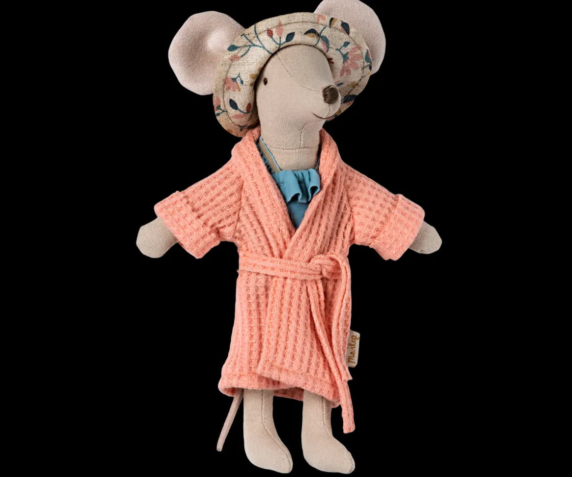 Discount Maileg Bathrobe - Coral