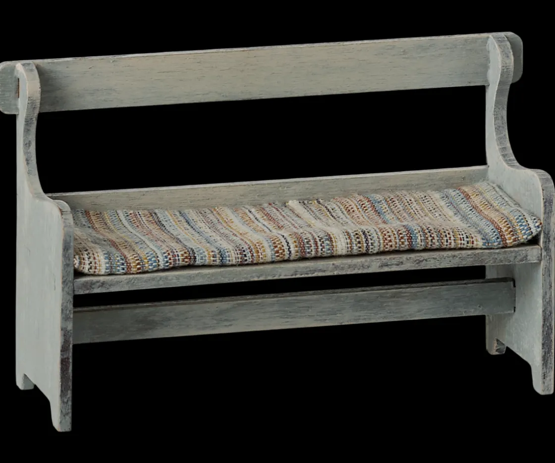 Hot Maileg Bench, Mouse - Vintage off white