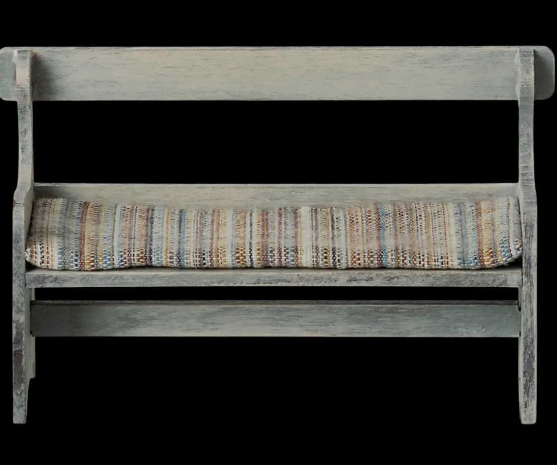 Hot Maileg Bench, Mouse - Vintage off white