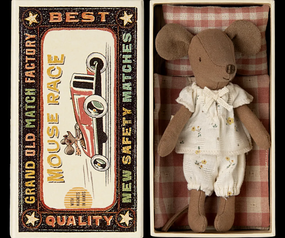 Shop Maileg Big sister mouse in matchbox