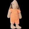 Store Maileg Bunny, Micro - Coral/Peach