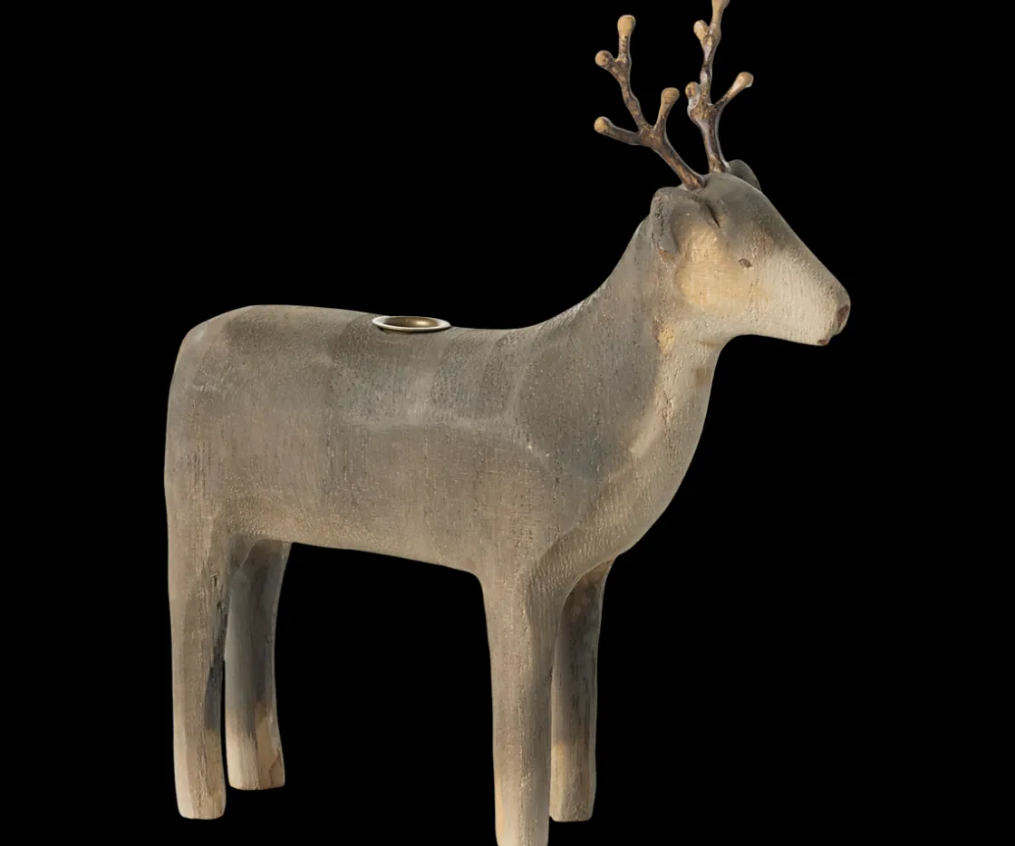Clearance Maileg Candle holder, Medium reindeer