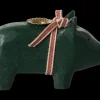 Best Maileg Candle holder, Small pig - Dark green