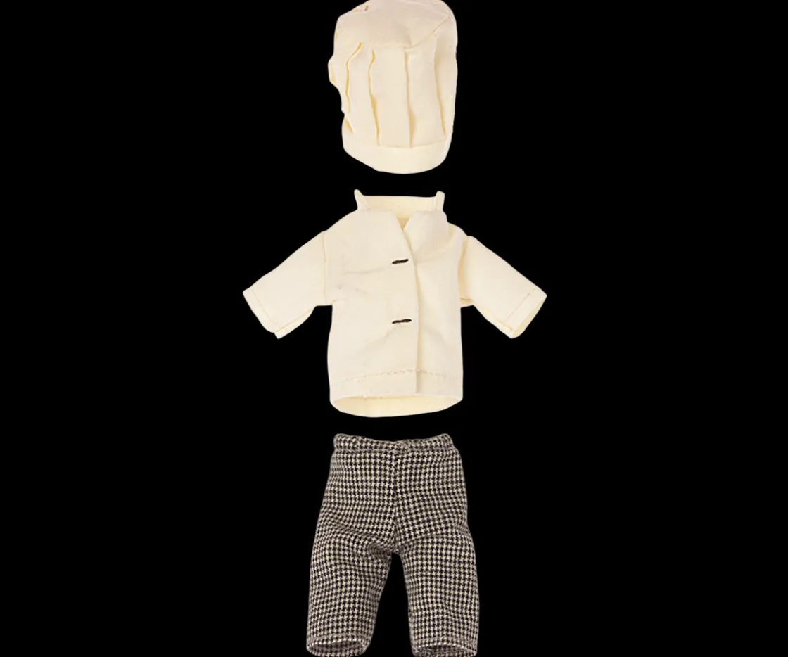 Store Maileg Chef mouse w. soup pot and spoon