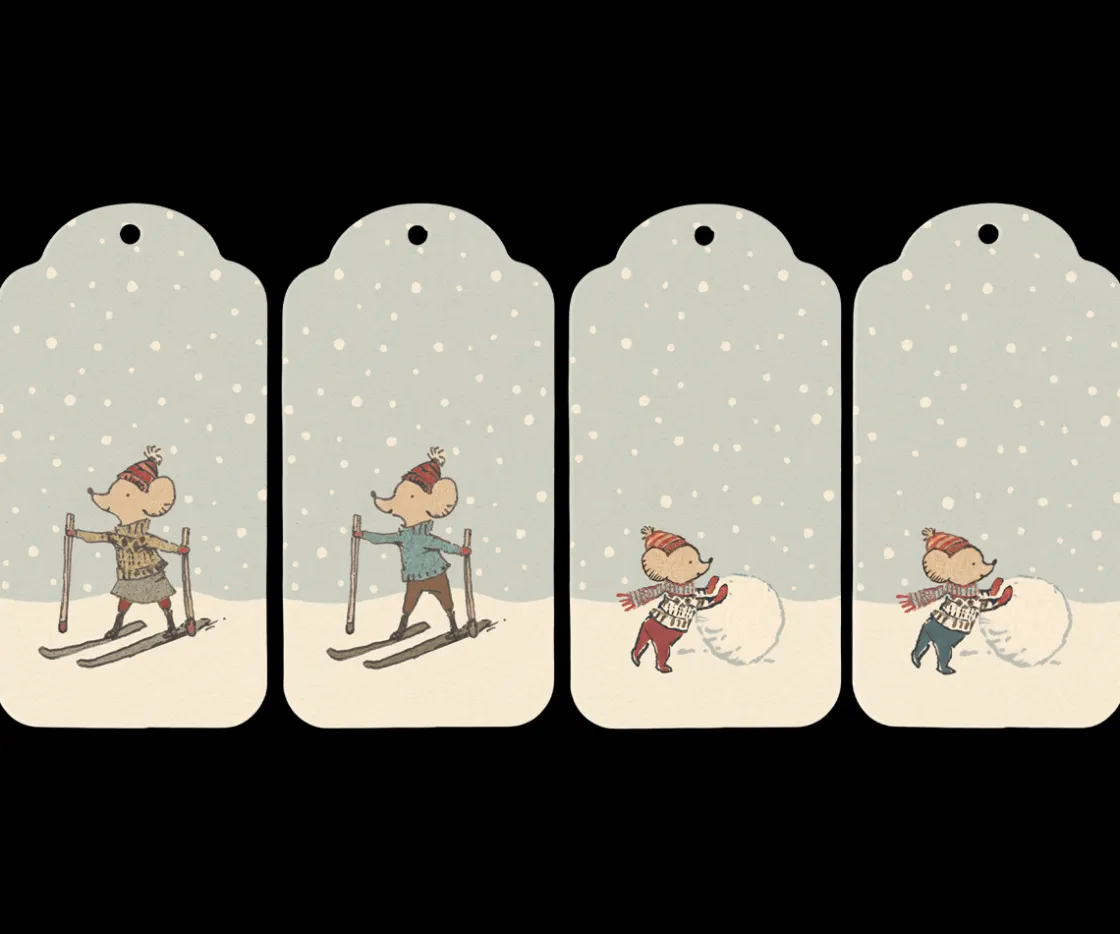 Clearance Maileg Christmas gift tags, 12 pcs