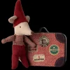 Clearance Maileg Christmas mouse, Baby in suitcase