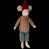 Online Maileg Christmas mouse, Medium - Boy
