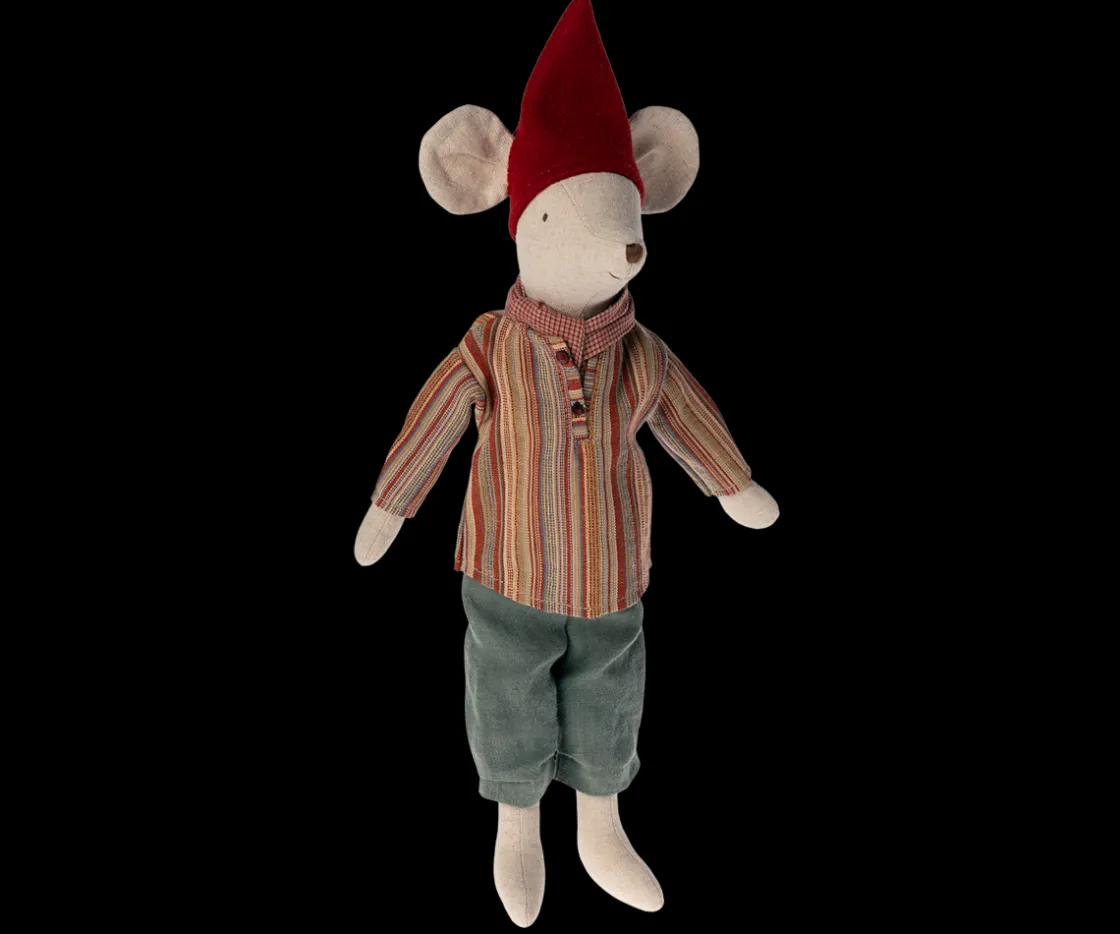 Online Maileg Christmas mouse, Medium - Boy