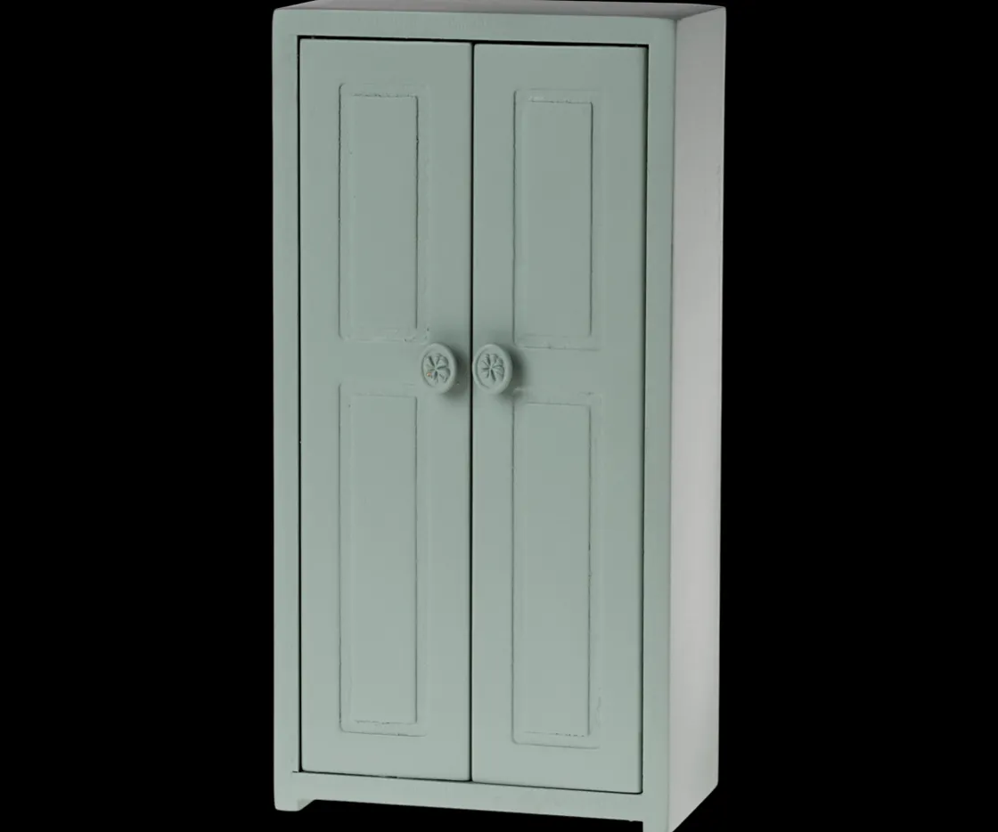 Best Maileg Closet, Mouse - Soft blue