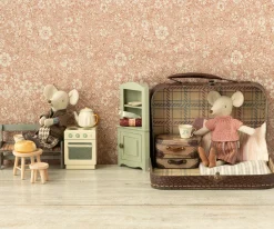 Clearance Maileg Corner cabinet, Mouse - Light green