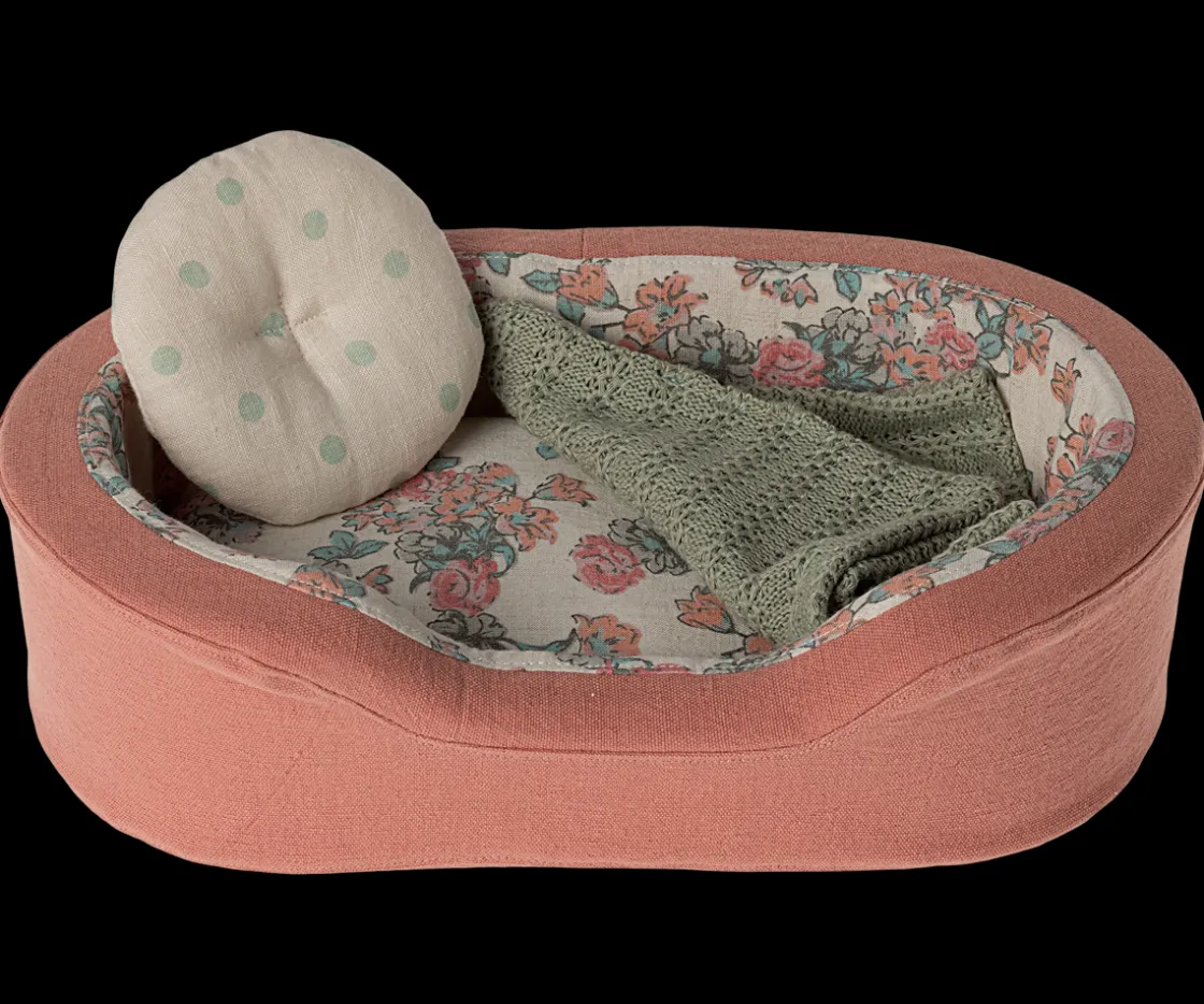 Hot Maileg Cosy basket, Small - Coral
