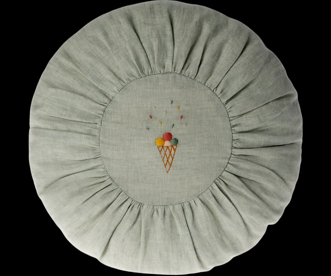 New Maileg Cushion, Round, Small - Mint