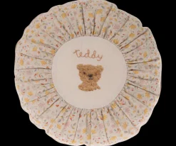 Online Maileg Cushion, Round, Small - Teddy, flower