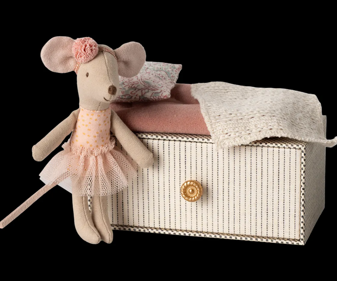 Fashion Maileg Dance mouse in daybed, Little sister