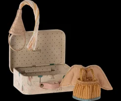 New Maileg Fairy clothes in suitcase, Little sister mouse