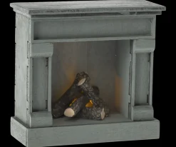 Cheap Maileg Fireplace, Mouse - Blue