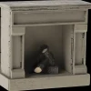 Sale Maileg Fireplace, Mouse - Off white
