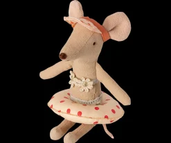 Outlet Maileg Float, Small mouse - Red dot