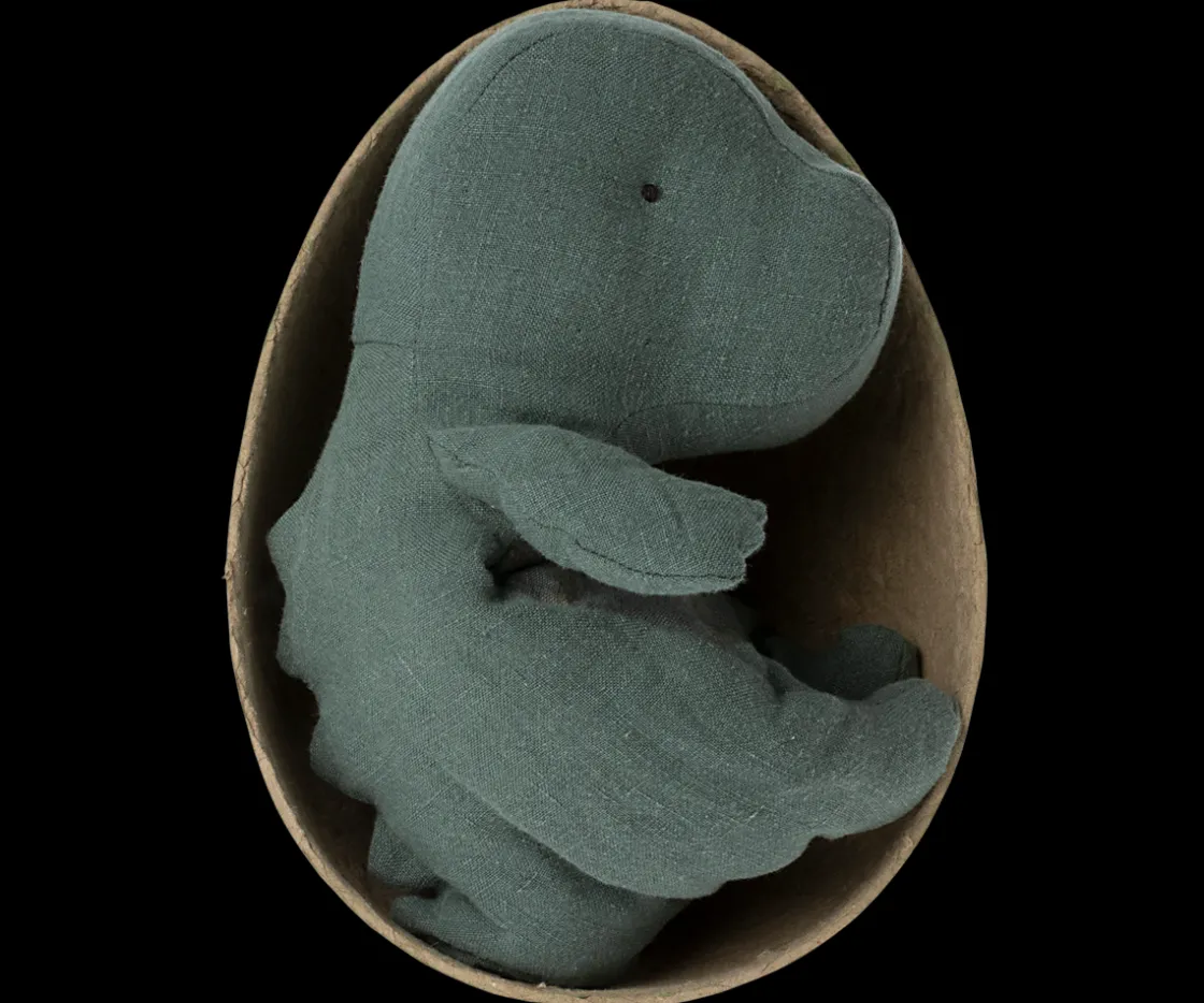 Best Sale Maileg Gantosaurus in egg, Small - Dark petrol