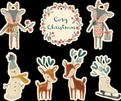 Best Maileg Gift tags, Cosy Christmas 14 pcs. - Off-white