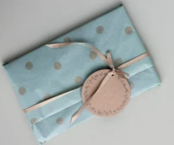 Hot Maileg Gift tags, Large round 15 pcs. - Brown