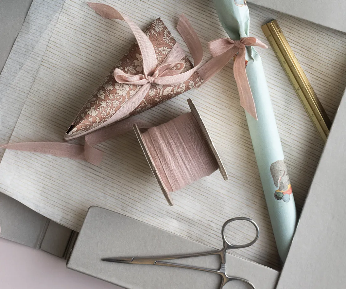 Online Maileg Giftwrap, Blossom rose - 10 m