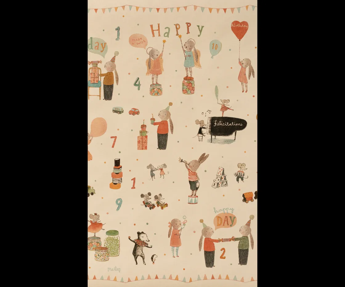Best Sale Maileg Giftwrap, Happy Day - 10 m