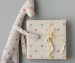 Discount Maileg Giftwrap, Multi dots - 10 m
