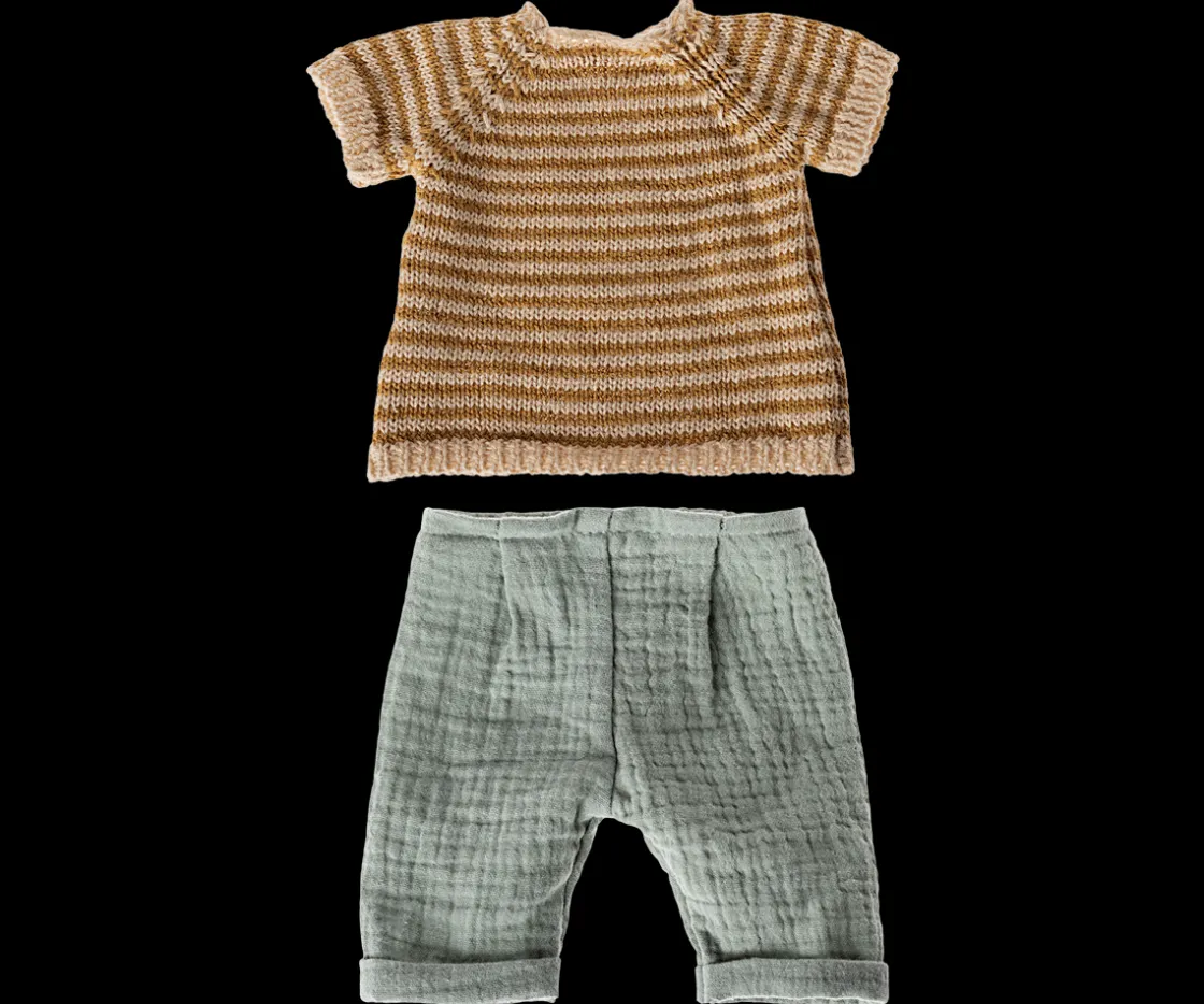 Shop Maileg Knitted shirt and pants, Size 3