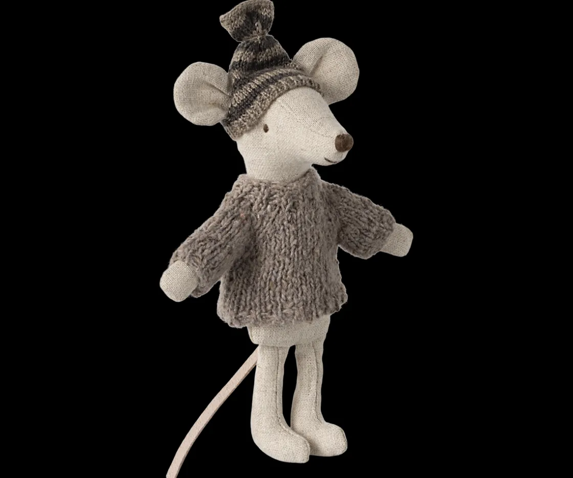 Fashion Maileg Knitted sweater and hat, Big brother mouse
