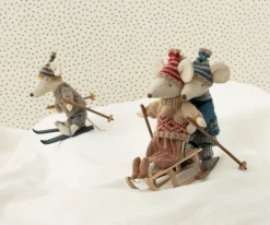 New Maileg Knitted sweater and hat, Mum mouse