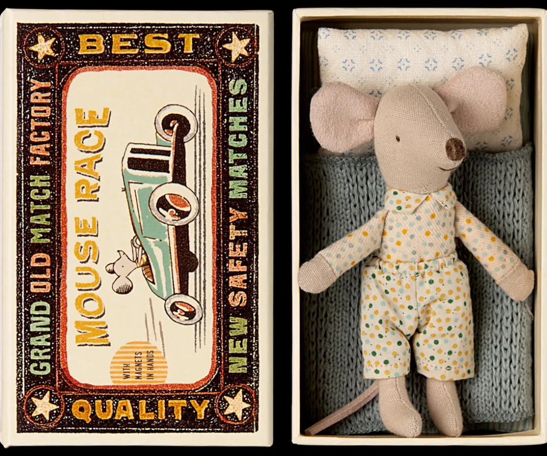Outlet Maileg Little brother mouse in matchbox