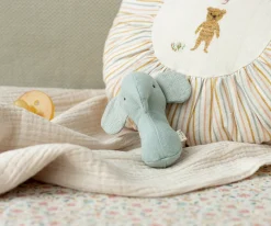 Best Sale Maileg Lullaby friends, Elephant rattle - Light dusty blue