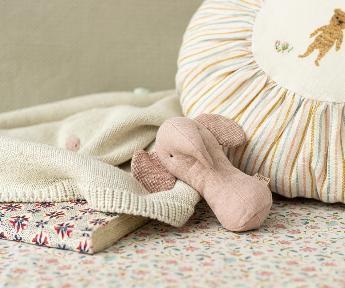 Cheap Maileg Lullaby friends, Elephant rattle - Rose