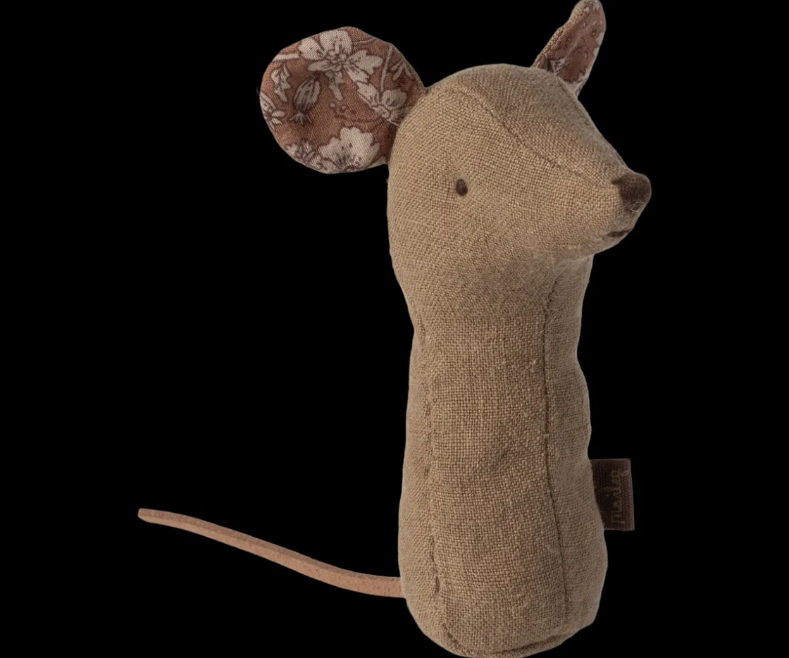 Sale Maileg Lullaby friends, Mouse rattle - Light umber