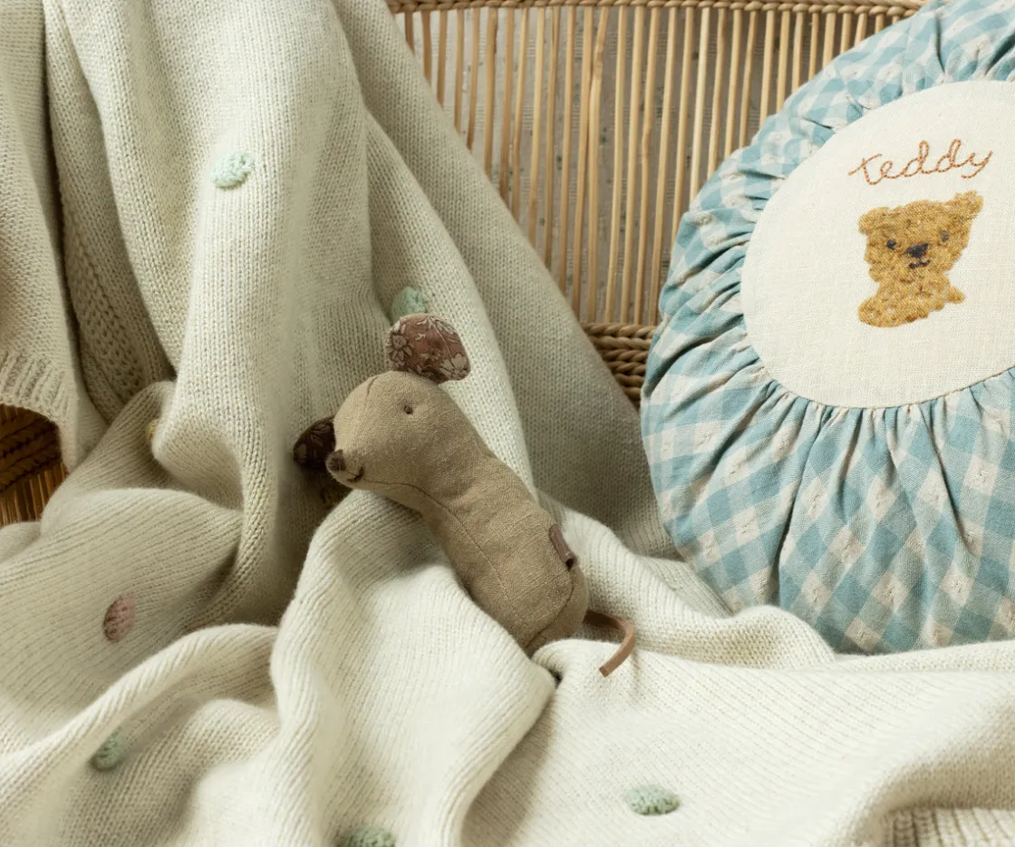 Sale Maileg Lullaby friends, Mouse rattle - Light umber