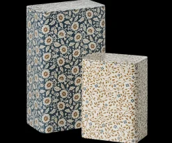 Sale Maileg Metal box, Flowers - 2 pcs set