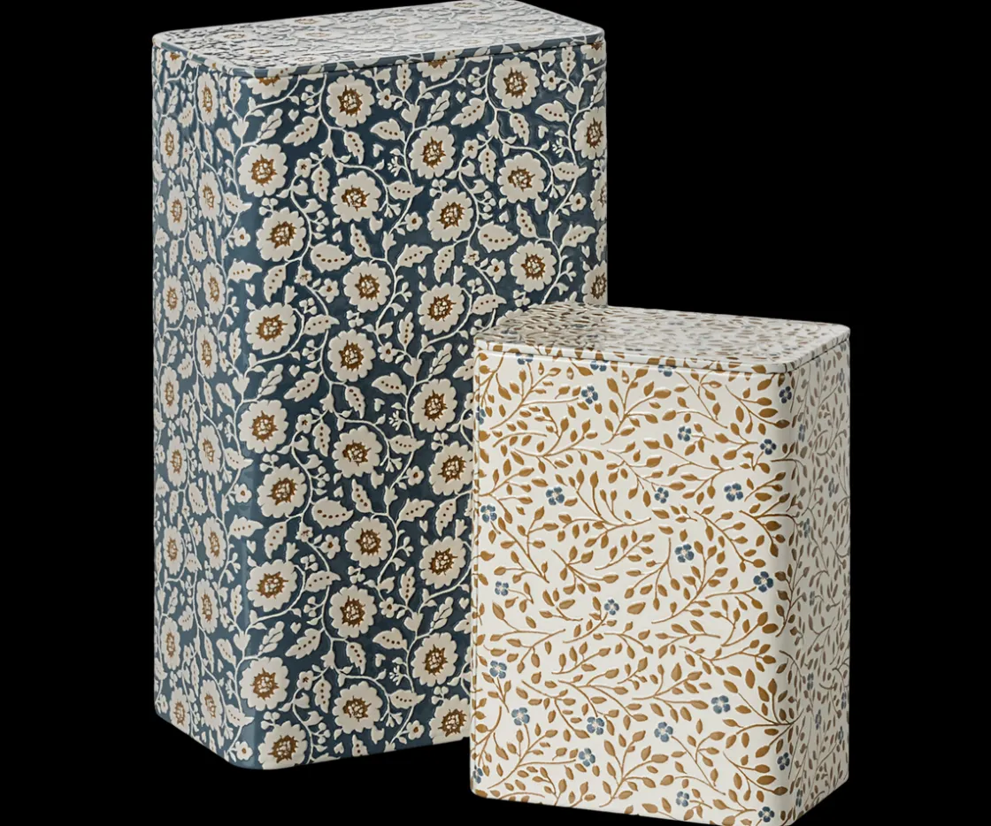 Sale Maileg Metal box, Flowers - 2 pcs set