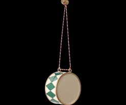 Sale Maileg Metal ornament, Large drum - Dark green