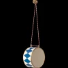 New Maileg Metal ornament, Large drum - Dark blue