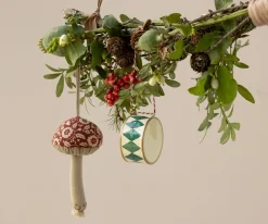 Sale Maileg Metal ornament, Large drum - Dark green