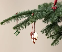 Fashion Maileg Metal ornament, Large heart - Red