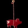 Clearance Maileg Metal ornament, Pig - Red