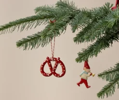 Cheap Maileg Metal ornament, Pretzel - Dot