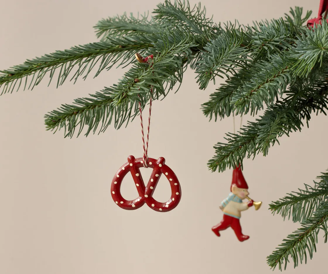 Cheap Maileg Metal ornament, Pretzel - Dot