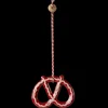 Best Maileg Metal ornament, Pretzel - Stripe