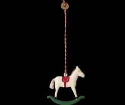 Best Sale Maileg Metal ornament, Rocking horse