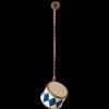 New Maileg Metal ornament, Small drum - Dark blue